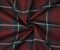 Red-Green-Multi Wool Polyester Plaid Check Twill Woven Suiting Fabric By the Yard